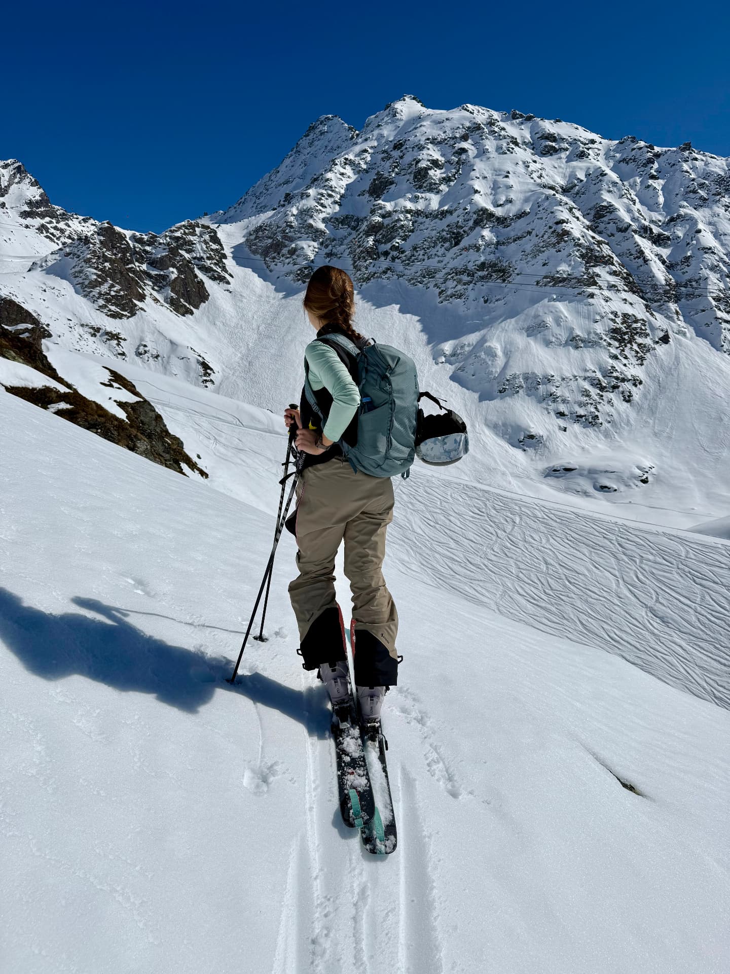 Topptur på skidor i Schweiz