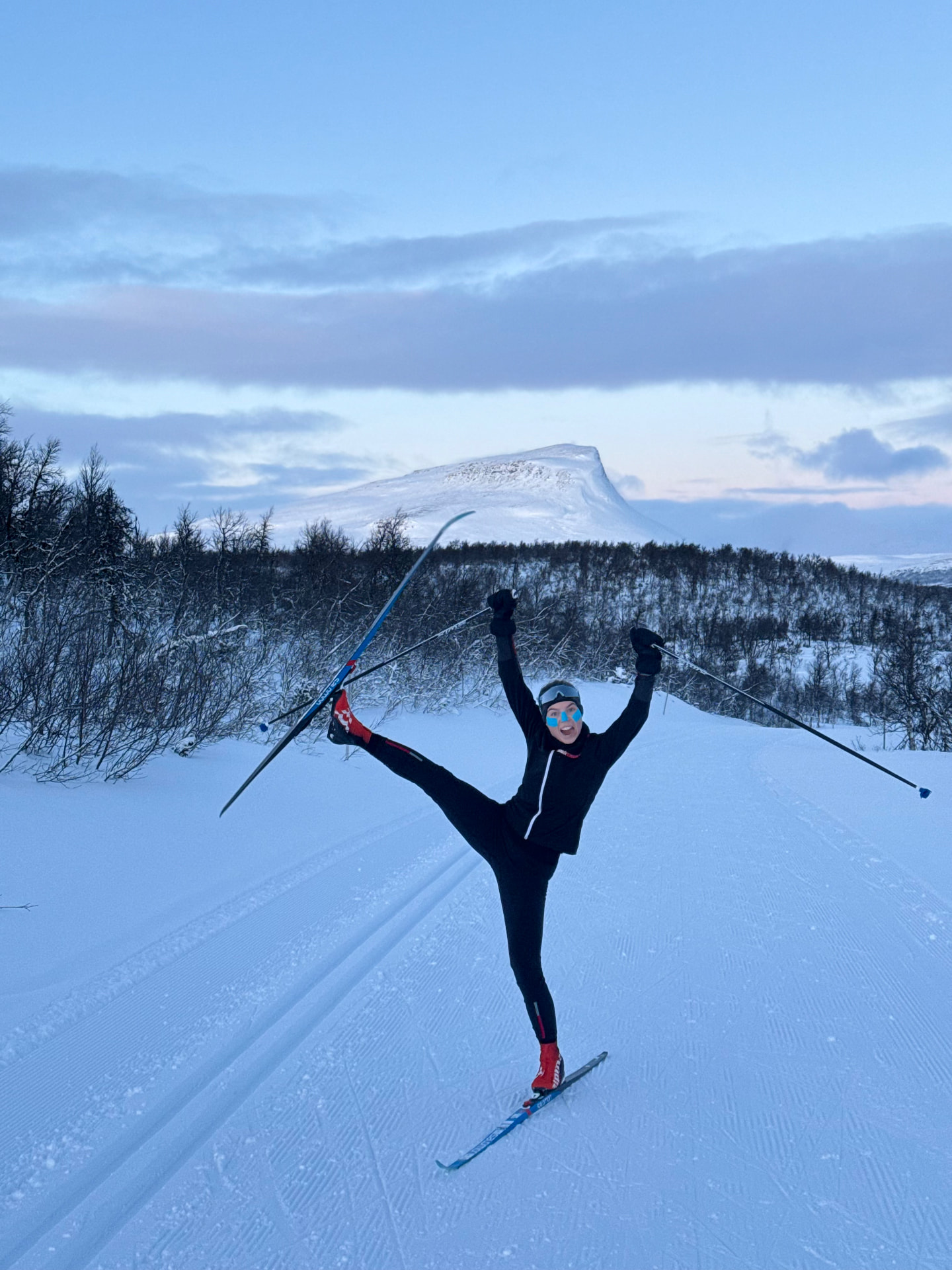 Längdskidåkning i Funäsfjällen