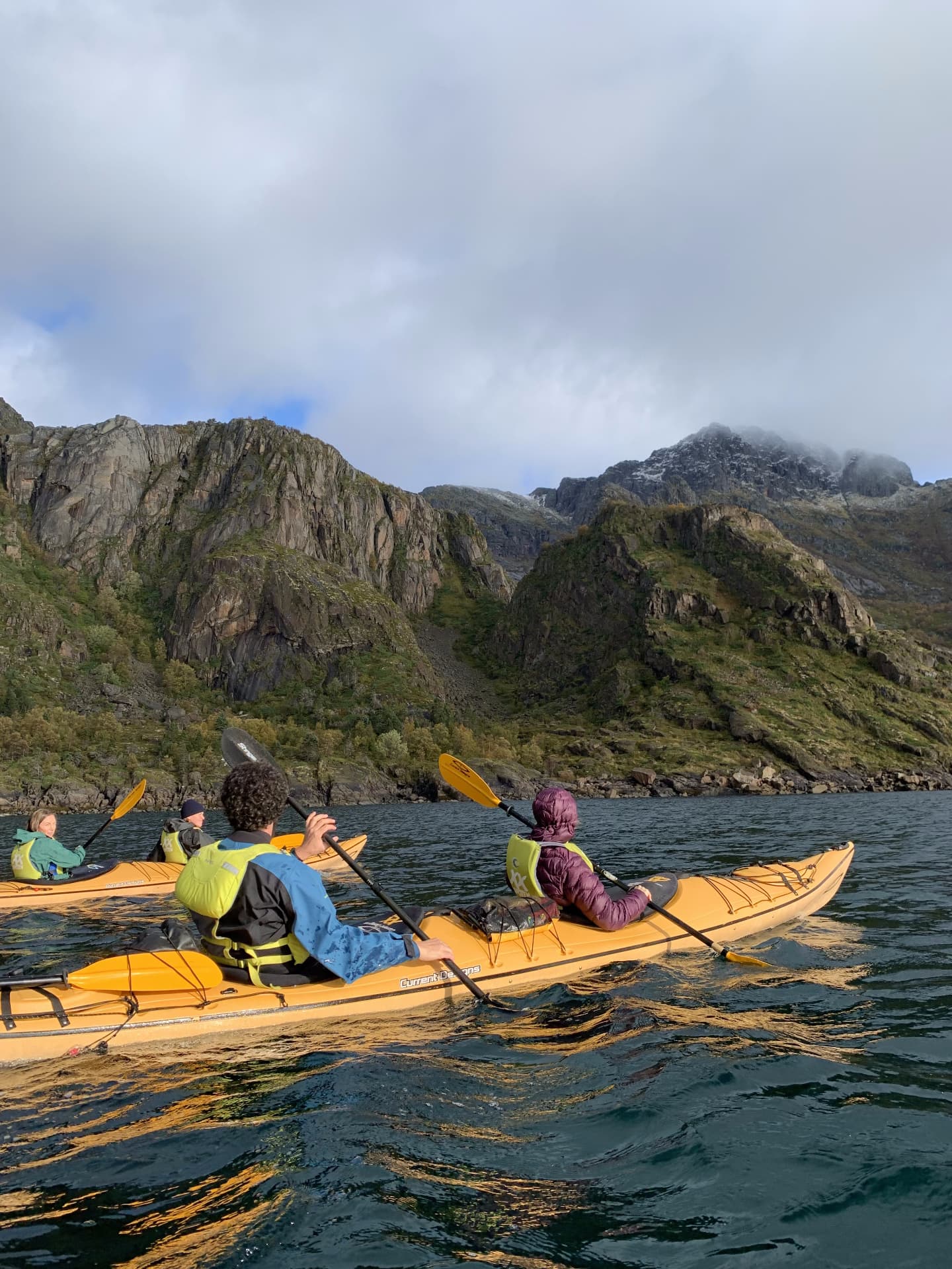 Kajakpaddling i Lofoten