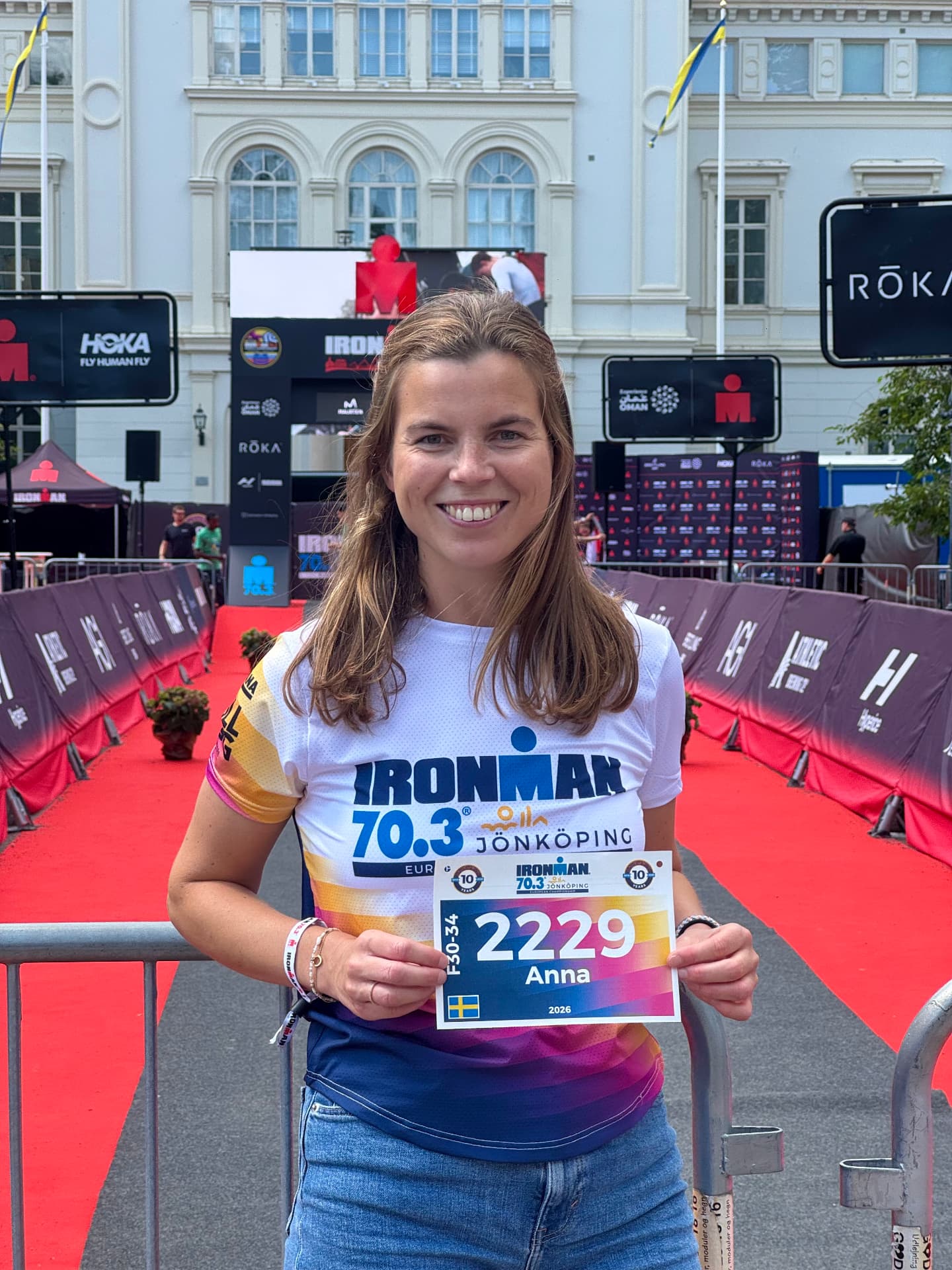 Anna inför Ironman 70.3 Jönköping